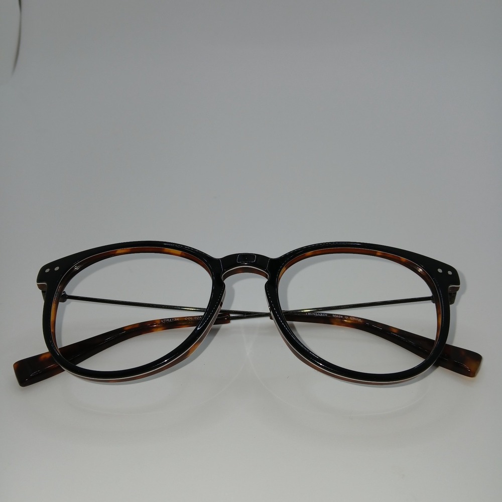 Trussardi VTR413K Col.02A1 Womens Eyeglasses Frame Dark Tortoise 50-19-145 mm